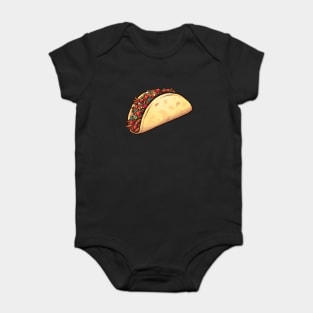 Cartoon taco Baby Bodysuit